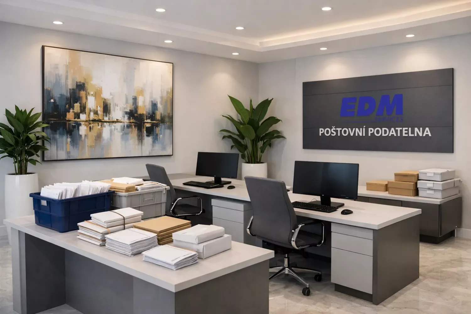 Poštovní podatelna pro firmy - Kompletní zpracování příchozích a odchozích zásilek